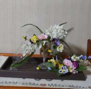 フラワーアレンジ造花
